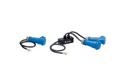 Eaton CBLOUT10X2 câble électrique Noir, Bleu IEC 309