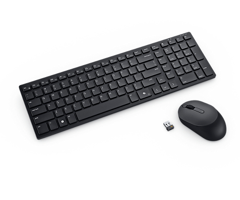 DELL KM555 clavier Souris incluse Universel RF sans fil + Bluetooth QWERTY Noir DELL KM555 clavier Souris incluse Universel RF sans fil + Bluetooth QWERTY Noir