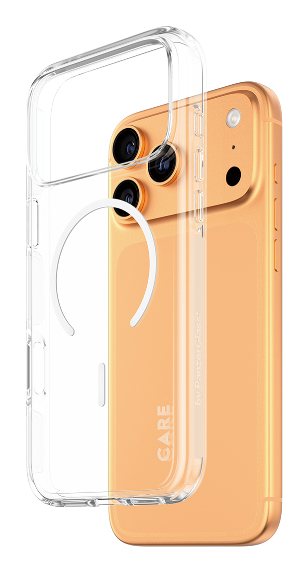 PanzerGlass CARE by ® Flagship Case Transparent Urban Explorer w. White MagSafe iPhone 17 Pro Max coque de protection pour téléphones portables Housse