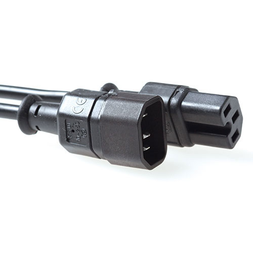 ACT AK5233 câble électrique Noir 1,2 m Coupleur C14 Coupleur C15 ACT AK5233 câble électrique Noir 1,2 m Coupleur C14 Coupleur C15