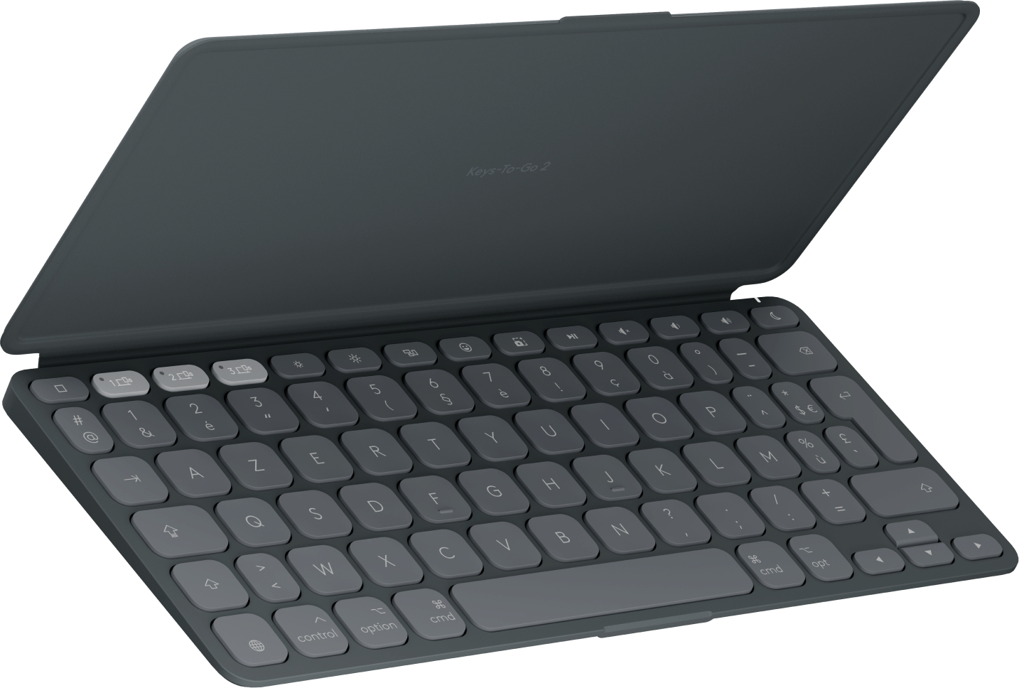 Logitech Keys-To-Go 2 clavier Universel Bluetooth AZERTY Français Graphite Logitech Keys-To-Go 2 clavier Universel Bluetooth AZERTY Français Graphite