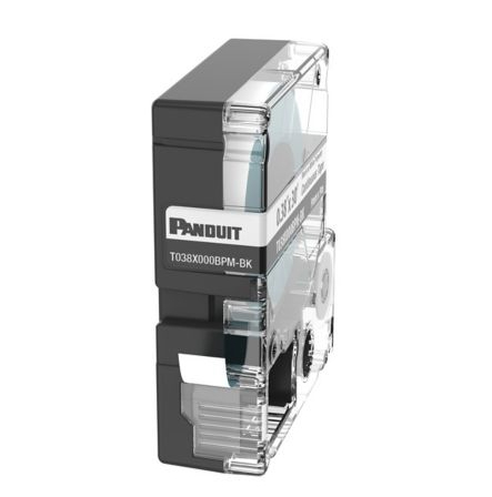Panduit T038X000BPM-BK étiquette à imprimer Noir, Transparent, Blanc Panduit T038X000BPM-BK étiquette à imprimer Noir, Transparent, Blanc