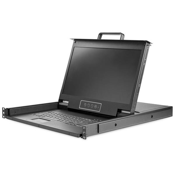 StarTech.com Console LCD de 17,3" 1080p HD à montage en rack 1U avec clavier américain