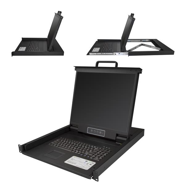 StarTech.com Console LCD de 19" à montage en rack 1U avec clavier américain StarTech.com Console LCD de 19" à montage en rack 1U avec clavier américain