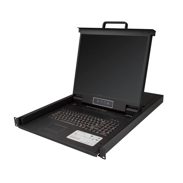 StarTech.com Console LCD de 19" à montage en rack 1U avec 8 ports et clavier américain StarTech.com Console LCD de 19" à montage en rack 1U avec 8 ports et clavier américain