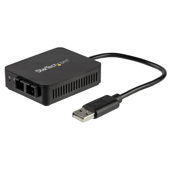 StarTech.com Adaptateur réseau USB 2.0 vers fibre optique SC jusqu'à 2 km StarTech.com Adaptateur réseau USB 2.0 vers fibre optique SC jusqu'à 2 km