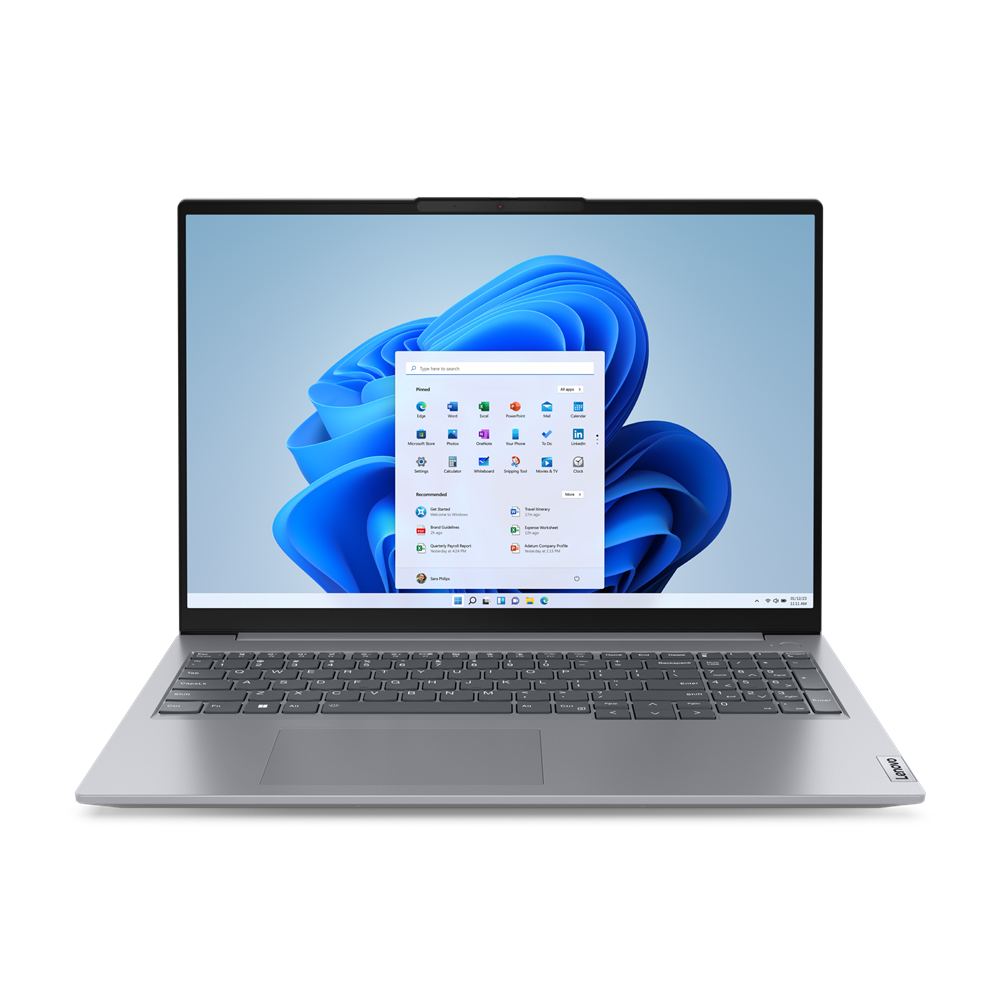 Lenovo ThinkBook 16 Ordinateur portable 40,6 cm (16") WUXGA Intel® Core™ i5 i5-1335U 16 Go DDR5-SDRAM 512 Go SSD Wi-Fi 6 (802.11ax) Windows 11 Pro Gris