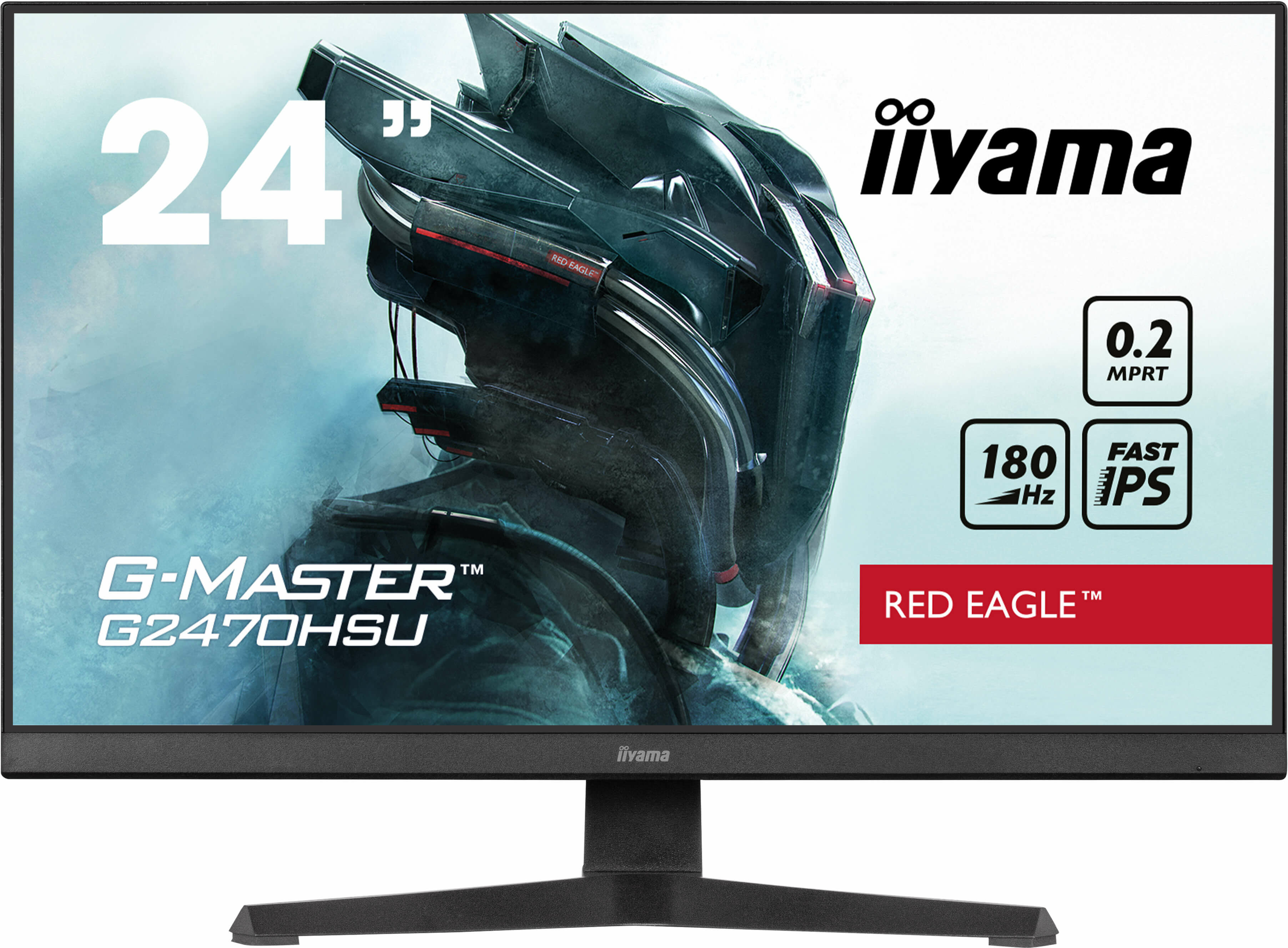 iiyama G-MASTER G2470HSU-B6 écran plat de PC 60,5 cm (23.8") 1920 x 1080 pixels Full HD Noir iiyama G-MASTER G2470HSU-B6 écran plat de PC 60,5 cm (23.8") 1920 x 1080 pixels Full HD Noir