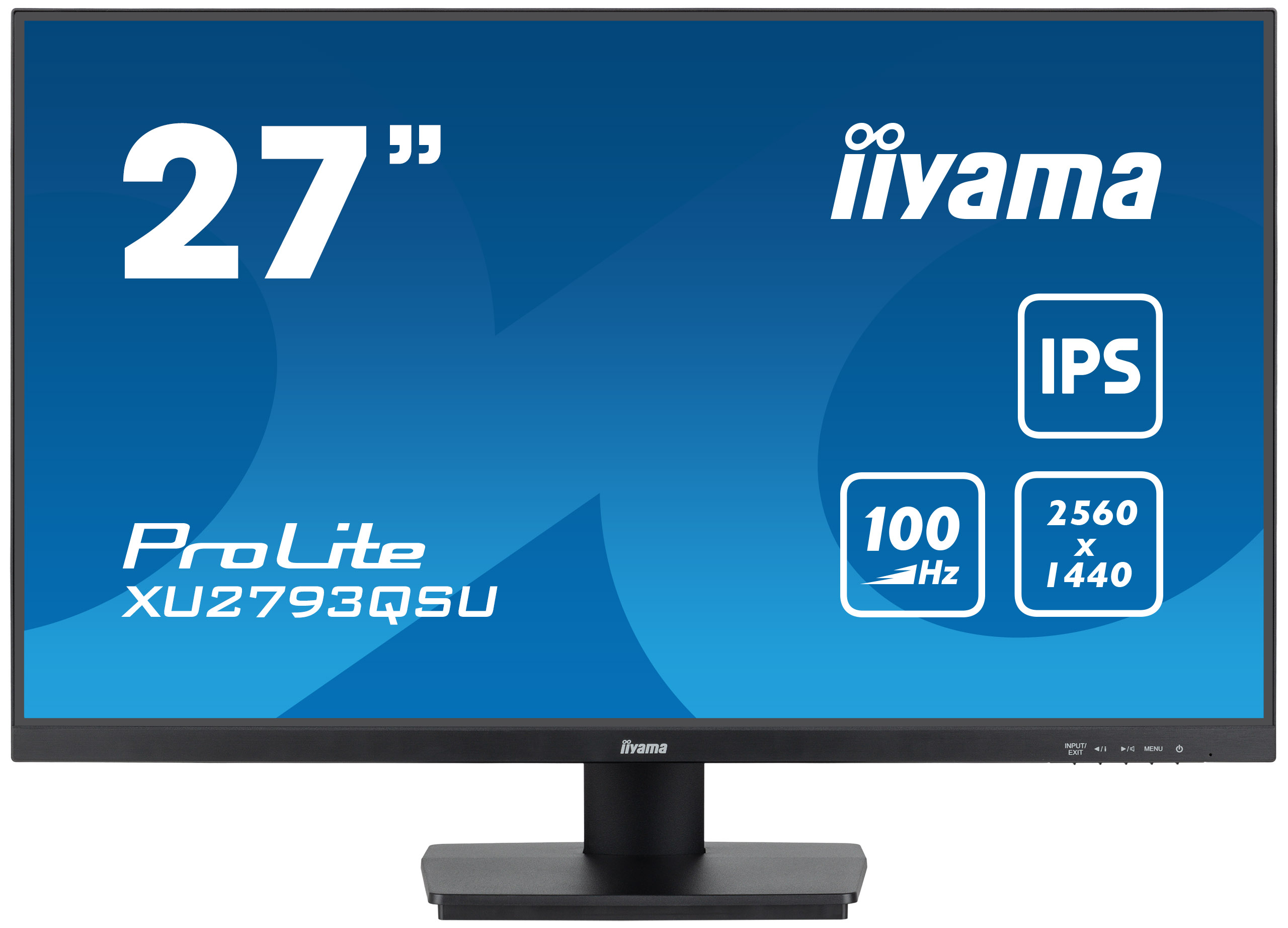 iiyama ProLite XU2793QSU-B7 LED display 68,6 cm (27") 2560 x 1440 pixels Wide Quad HD Noir iiyama ProLite XU2793QSU-B7 LED display 68,6 cm (27") 2560 x 1440 pixels Wide Quad HD Noir