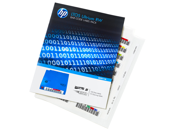 HPE Ultrium 5 WORM Bar Code Label Pack