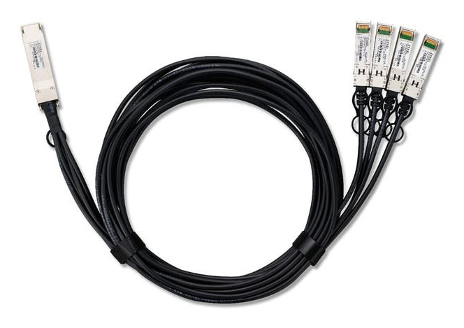 Zyxel DAC100F25-3M-ZZ0101F câble InfiniBand et à fibres optiques QSFP28 4x QSFP28 DAC Noir
