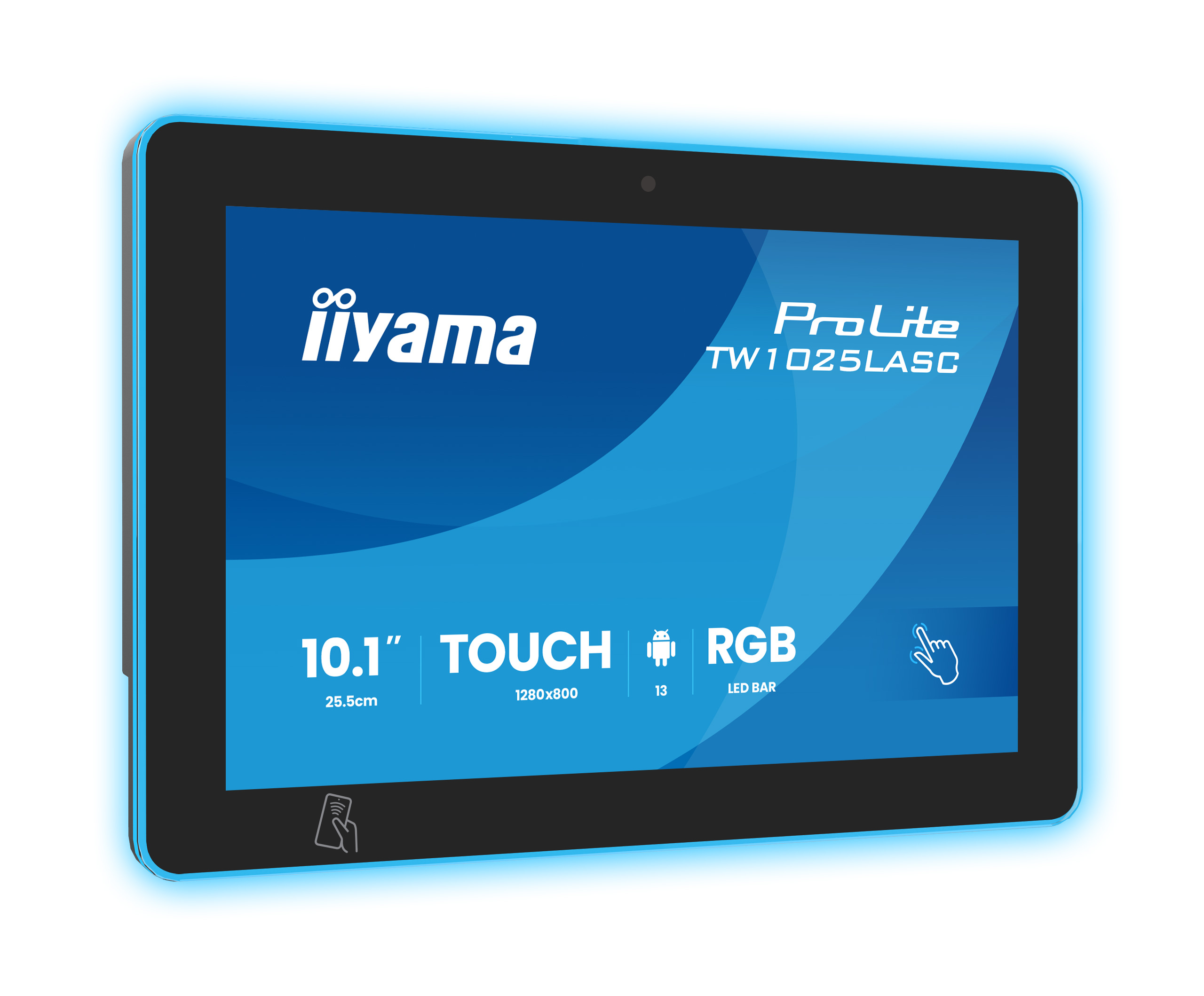 iiyama ProLite TW1025LASC-B3PNR écran plat de PC 25,6 cm (10.1") LED Écran tactile