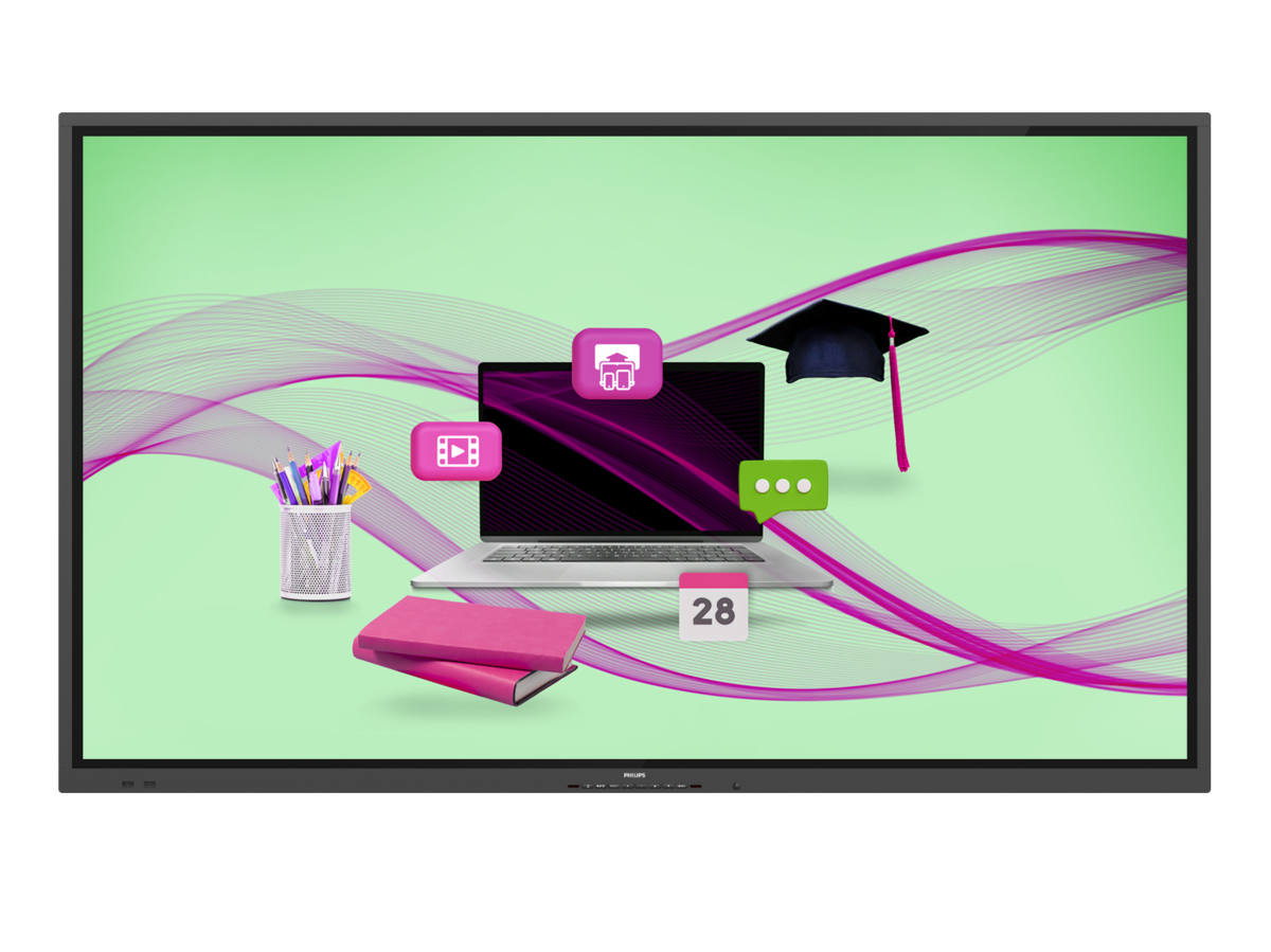 Philips 65BDL4052E/02 affichage de messages Panneau plat de signalisation numérique 165,1 cm (65") LCD Wifi 360 cd/m² 4K Ultra HD Noir Écran tactile Intégré dans le processeur Android 11 18/7 Philips 65BDL4052E/02 affichage de messages Panneau plat de signalisation numérique 165,1 cm (65") LCD Wifi 360 cd/m² 4K Ultra HD Noir Écran tactile Intégré dans le processeur Android 11 18/7