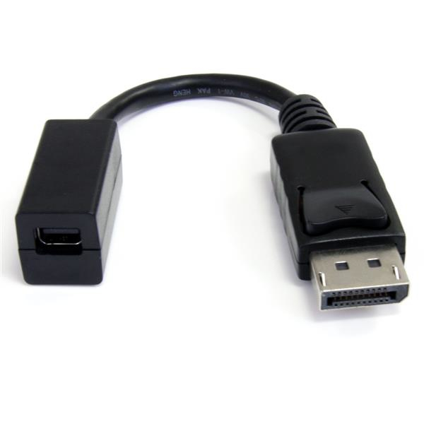 StarTech.com Adaptateur de câble vidéo 15 cm DiplayPort vers Mini DisplayPort – M/F StarTech.com Adaptateur de câble vidéo 15 cm DiplayPort vers Mini DisplayPort – M/F