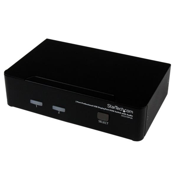 StarTech.com Commutateur KVM 2 Ports DisplayPort, USB et Audio StarTech.com Commutateur KVM 2 Ports DisplayPort, USB et Audio