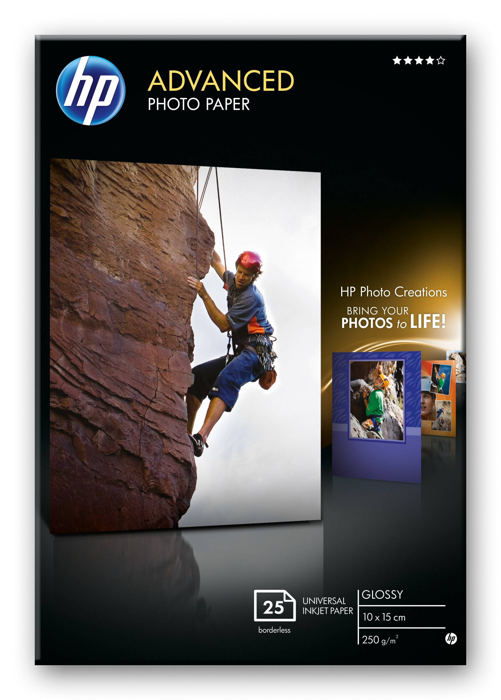 HP Q8691A papier photos Blanc Gloss