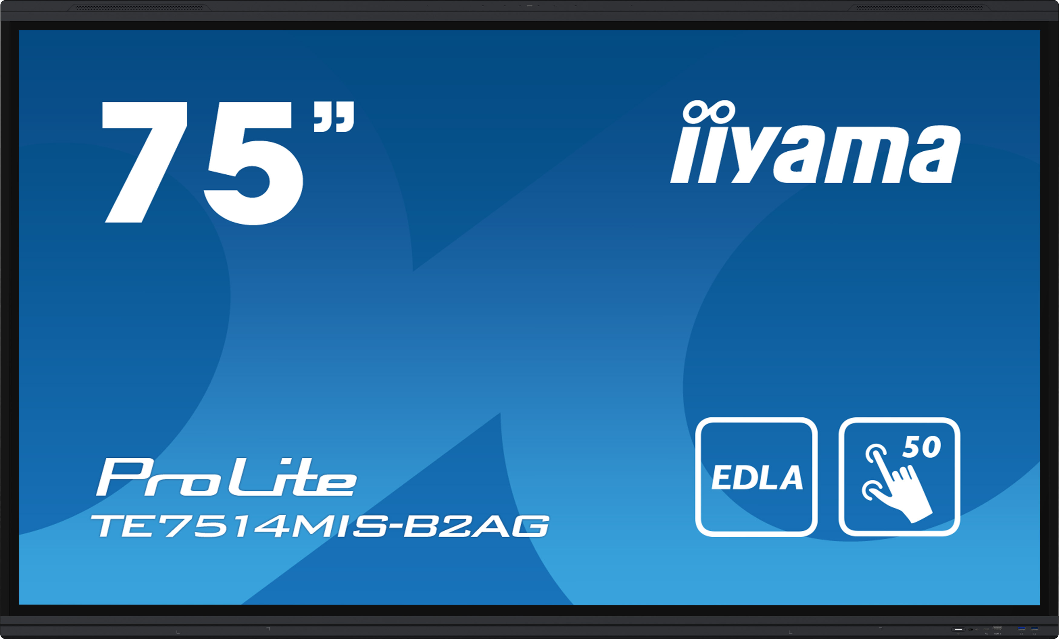 iiyama PROLITE TE7514MIS-B2AG Écran plat de signalisation numérique 190,5 cm (75") Wifi 435 cd/m² 4K Ultra HD Noir Écran tactile Intégré dans le processeur Android 24/7 iiyama PROLITE TE7514MIS-B2AG Écran plat de signalisation numérique 190,5 cm (75") Wifi 435 cd/m² 4K Ultra HD Noir Écran tactile Intégré dans le processeur Android 24/7