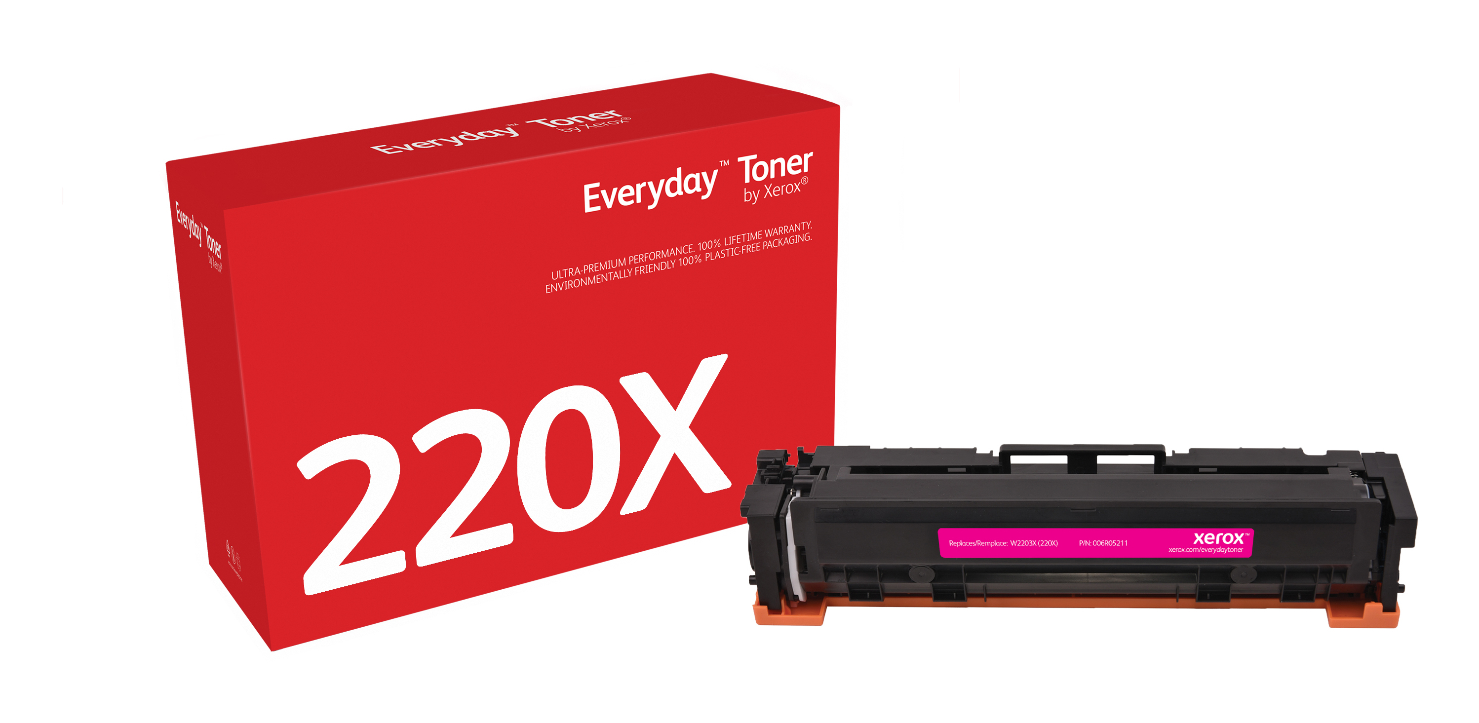 Toner Everyday™ _OEM_NAME_ Magenta de Xerox compatible avec HP 220X (W2203X), Grande capacité