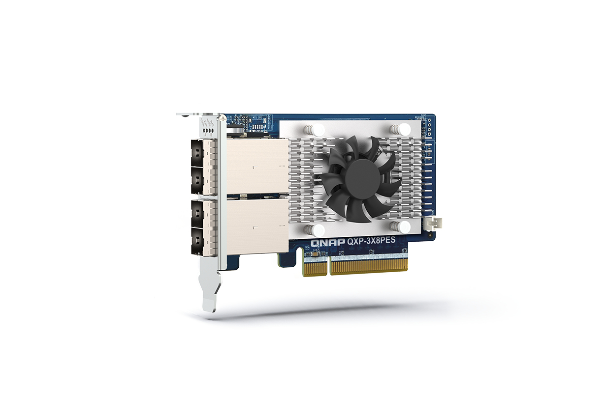 QNAP QXP-3X8PES carte réseau Interne 64000 Mbit/s QNAP QXP-3X8PES carte réseau Interne 64000 Mbit/s