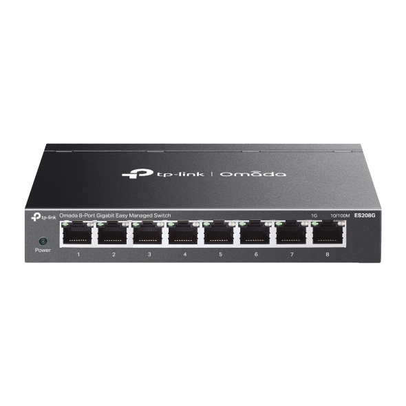 TP-Link ES208G commutateur réseau Géré Gigabit Ethernet (10/100/1000) Noir TP-Link ES208G commutateur réseau Géré Gigabit Ethernet (10/100/1000) Noir