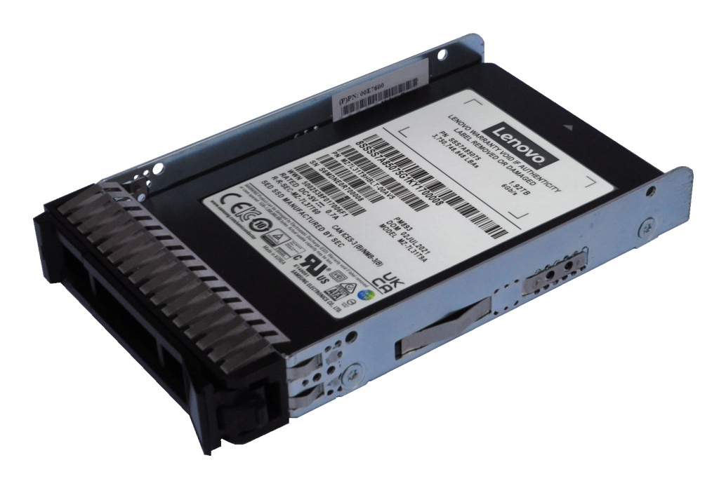 Lenovo 4XB7B07601 disque SSD 1,92 To 2.5" Série ATA III