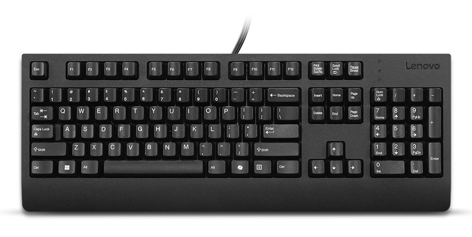 Lenovo Preferred Pro II clavier maison/bureau USB Français, Allemand Noir Lenovo Preferred Pro II clavier maison/bureau USB Français, Allemand Noir
