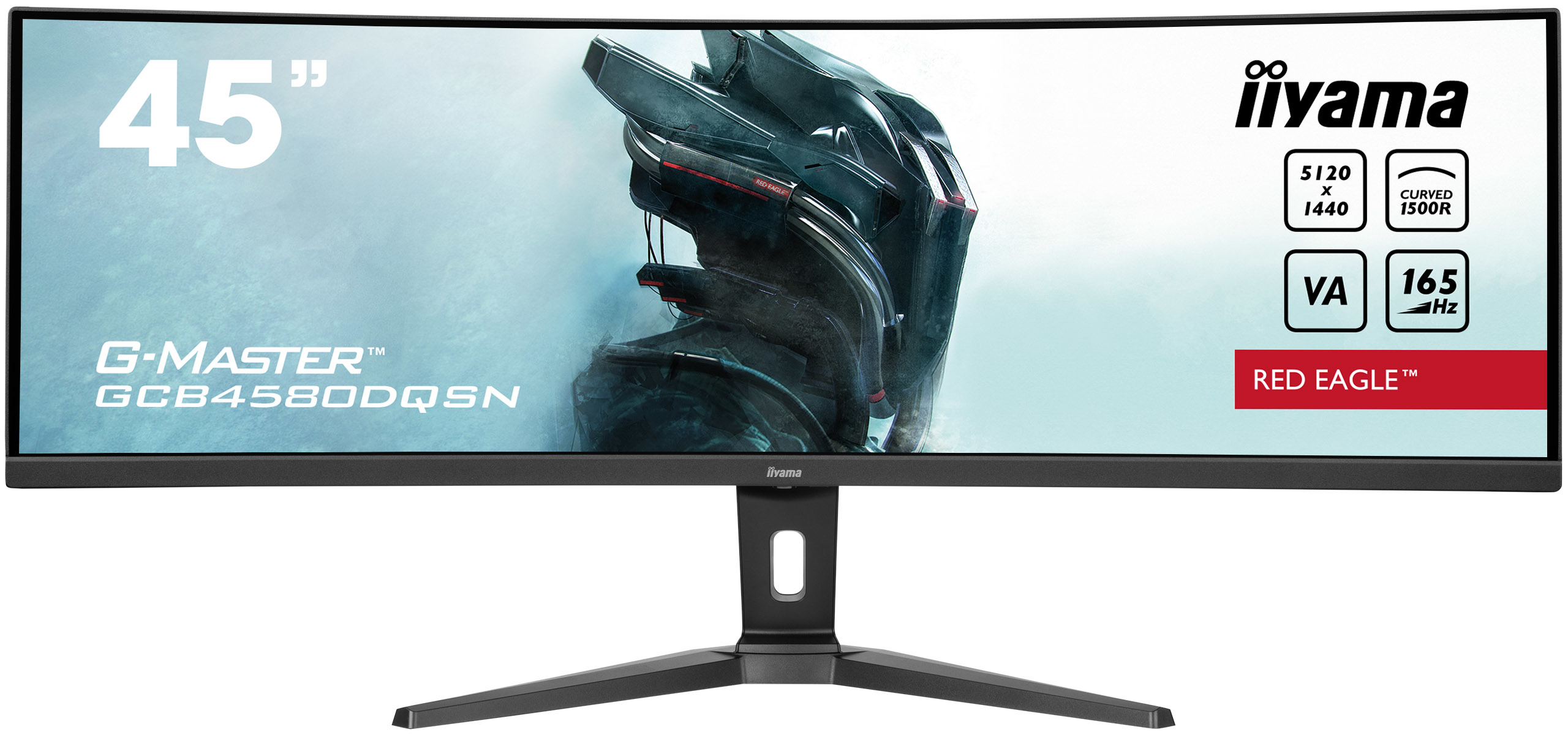 iiyama G-MASTER RED EAGLE CURVED écran plat de PC 114,3 cm (45") 5120 x 1440 pixels Dual QHD LED Noir iiyama G-MASTER RED EAGLE CURVED écran plat de PC 114,3 cm (45") 5120 x 1440 pixels Dual QHD LED Noir