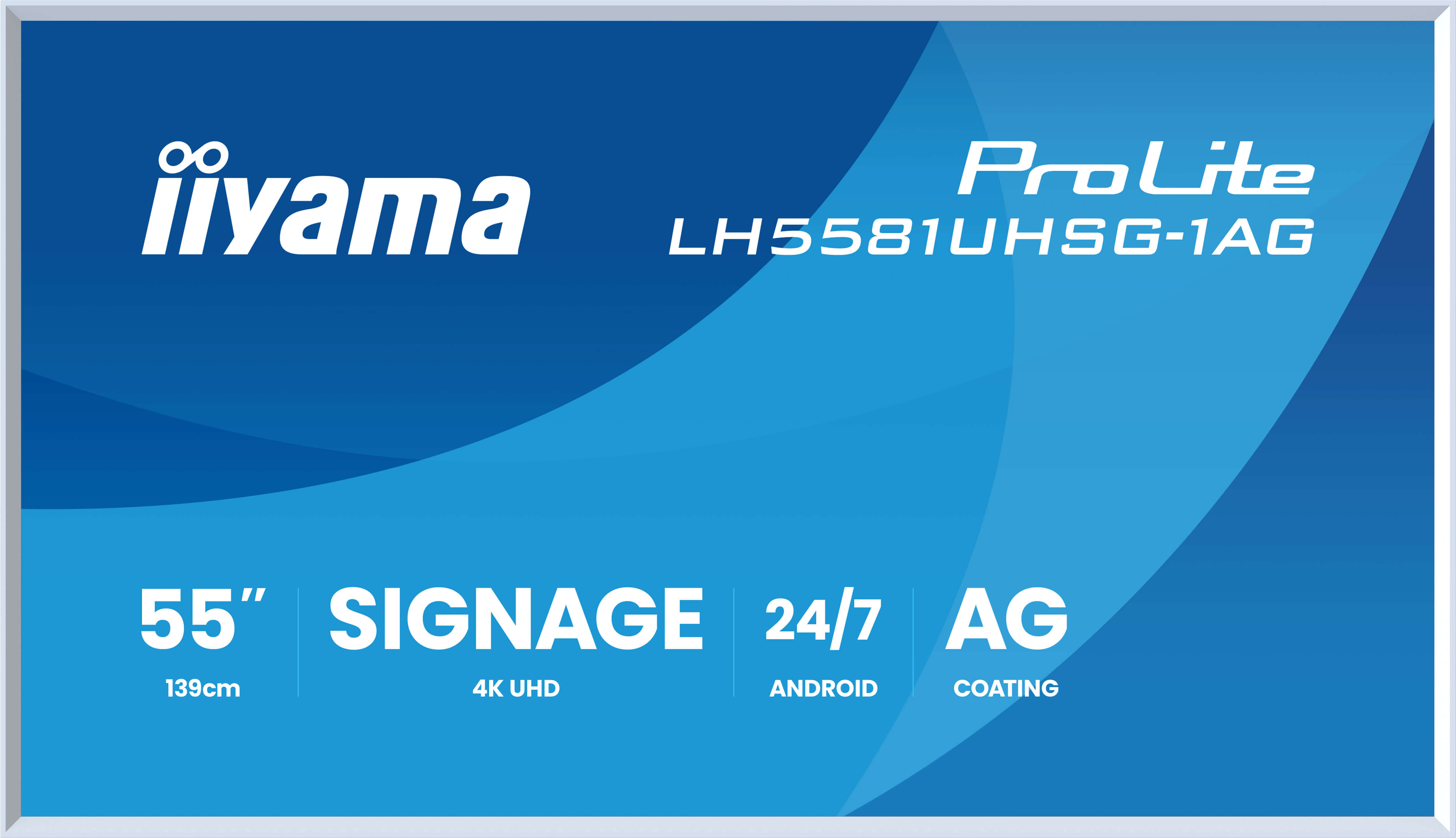 iiyama LH5581UHSG-1AG Écran plat interactif 163,8 cm (64.5") Wifi 500 cd/m² 4K Ultra HD Blanc Intégré dans le processeur Android 10 24/7 iiyama LH5581UHSG-1AG Écran plat interactif 163,8 cm (64.5") Wifi 500 cd/m² 4K Ultra HD Blanc Intégré dans le processeur Android 10 24/7