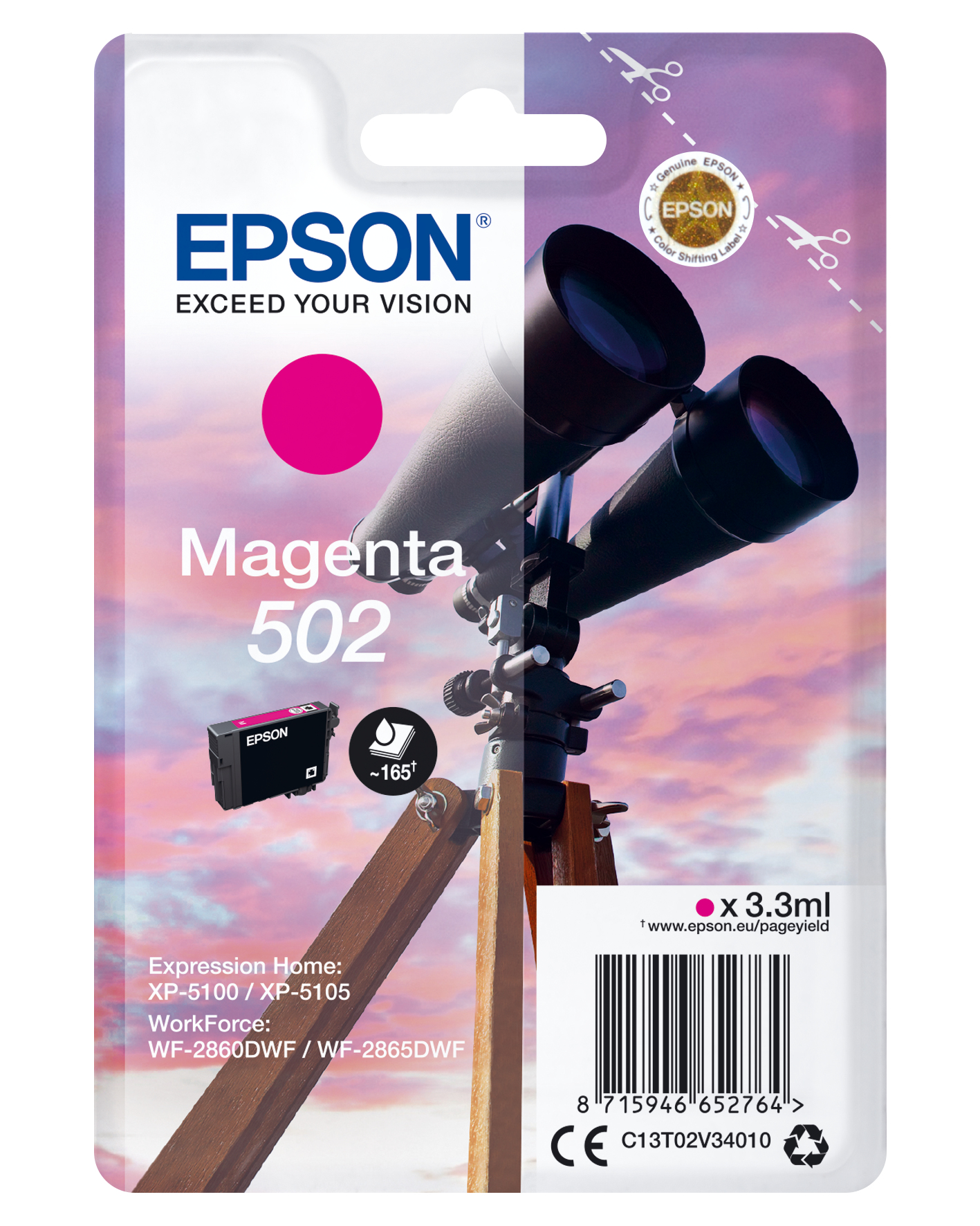 Binoculars Singlepack Magenta Binoculars Singlepack Magenta