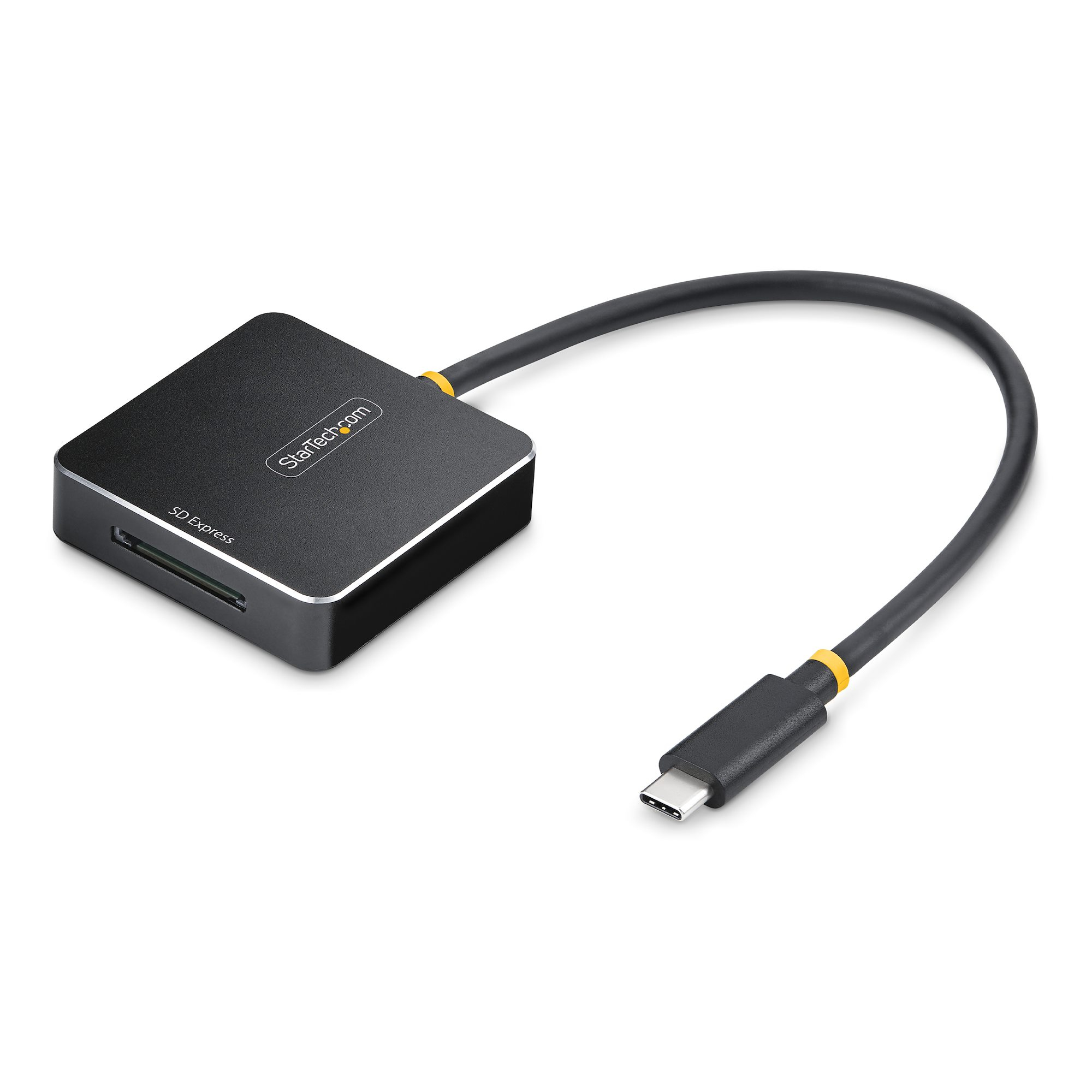StarTech.com Lecteur de Cartes SD Express USB-C, USB 10Gbps, Lecteur de Cartes Mémoire Portable, Adaptateur USB Type-C vers Secure Digital 7.1, Fonctionne avec tous les Systèmes d'Exploitation StarTech.com Lecteur de Cartes SD Express USB-C, USB 10Gbps, Lecteur de Cartes Mémoire Portable, Adaptateur USB Type-C vers Secure Digital 7.1, Fonctionne avec tous les Systèmes d'Exploitation