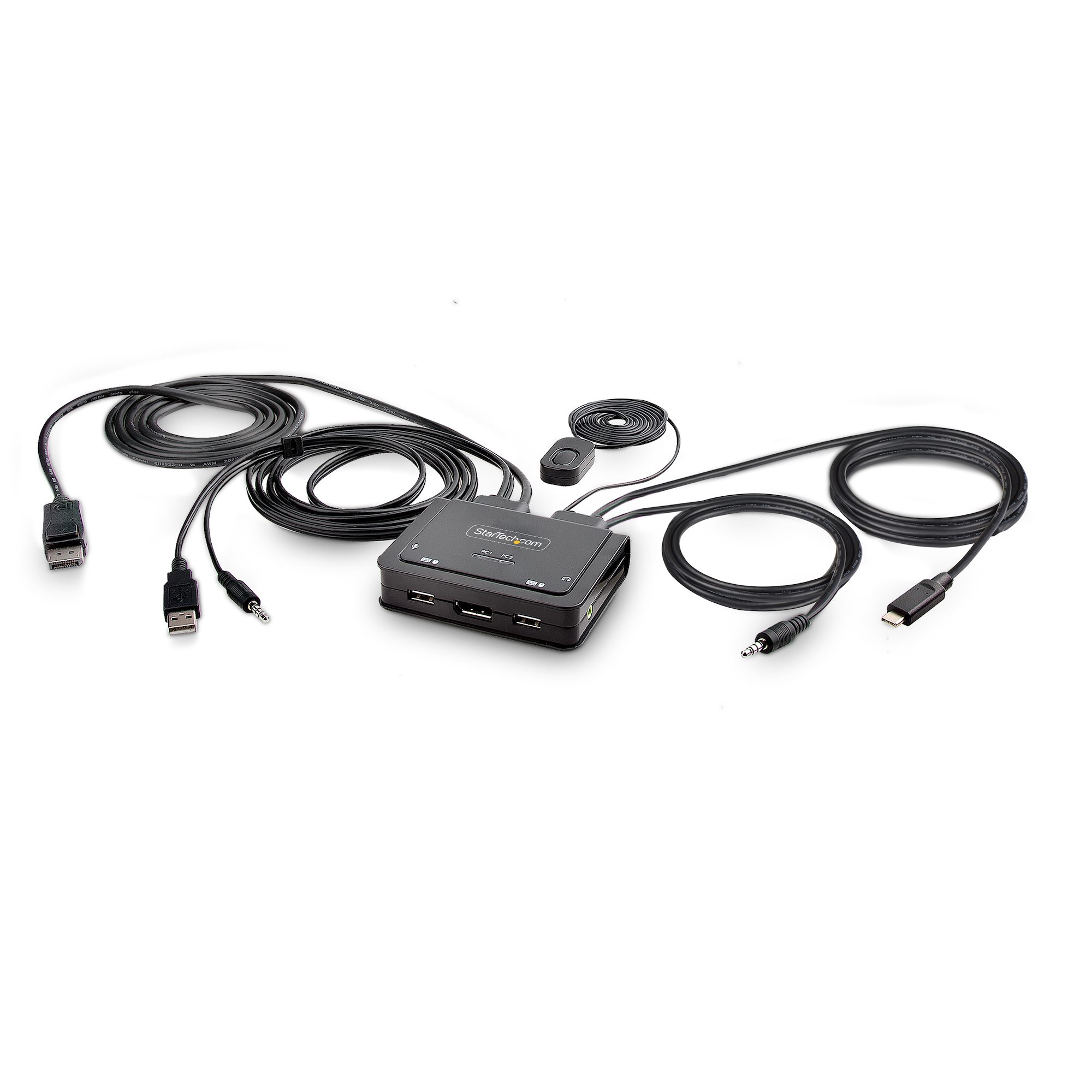 StarTech.com C2-D46-UAC-CBL-KVM commutateur écran, clavier et souris Noir StarTech.com C2-D46-UAC-CBL-KVM commutateur écran, clavier et souris Noir