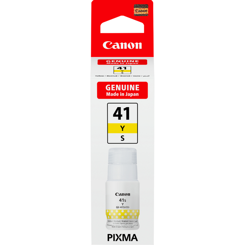 Canon GI-41S Y cartouche d'encre 1 pièce(s) Original Jaune Canon GI-41S Y cartouche d'encre 1 pièce(s) Original Jaune