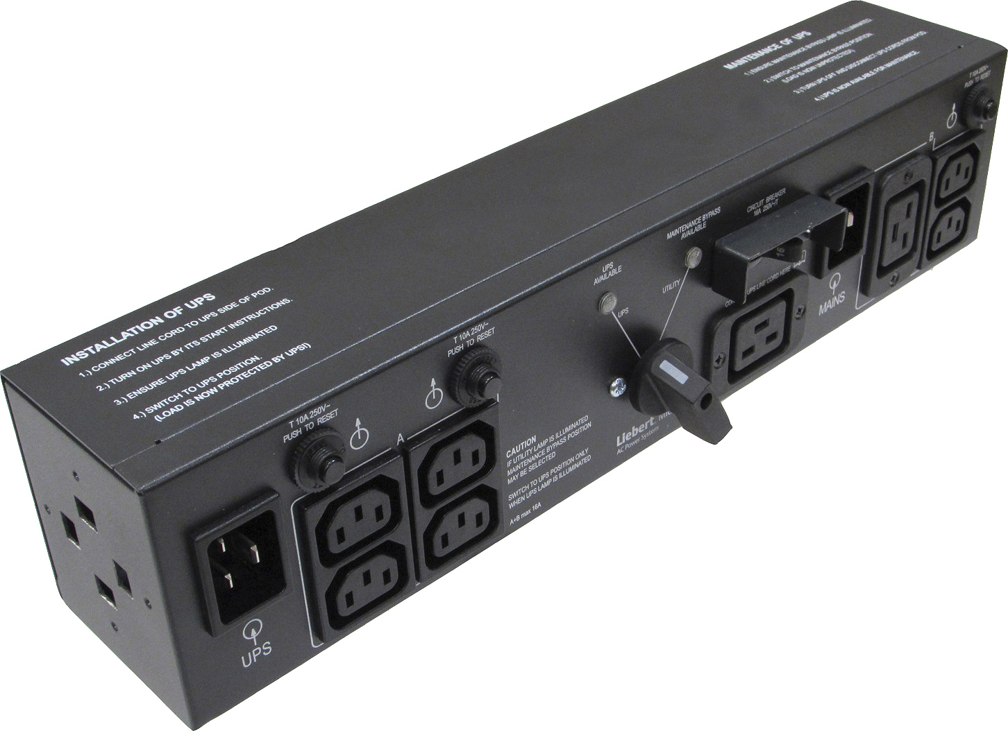 UPS BYPASS SWITCHPS2200 & GXT2-3000 UPS BYPASS SWITCHPS2200 & GXT2-3000