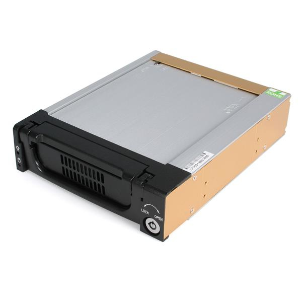 StarTech.com Rack amovible robuste en aluminium 5,25" avec ventilateur pour disque dur SATA 3,5"