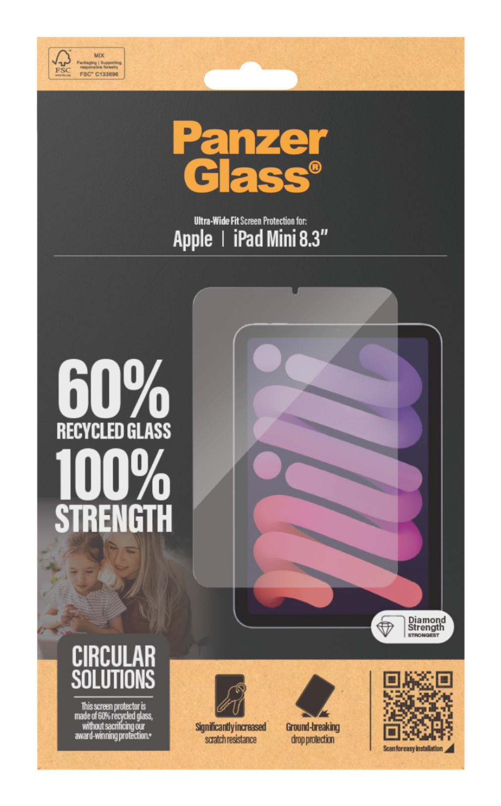  Ultra-Wide Fit Protection d'écran transparent Apple 1 pièce(s)