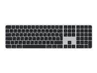 Apple Magic Keyboard clavier USB + Bluetooth QWERTY Arabe Argent, Noir