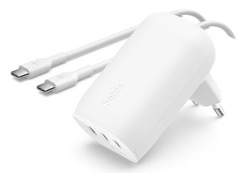 Belkin WCC002VFWH chargeur d'appareils mobiles Ordinateur portable, Smartphone, Tablette Blanc Secteur Charge rapide Intérieure Belkin WCC002VFWH chargeur d'appareils mobiles Ordinateur portable, Smartphone, Tablette Blanc Secteur Charge rapide Intérieure