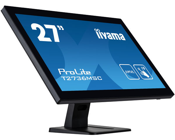 iiyama ProLite T2736MSC-B1 moniteur à écran tactile 68,6 cm (27") 1920 x 1080 pixels Plusieurs pressions Noir