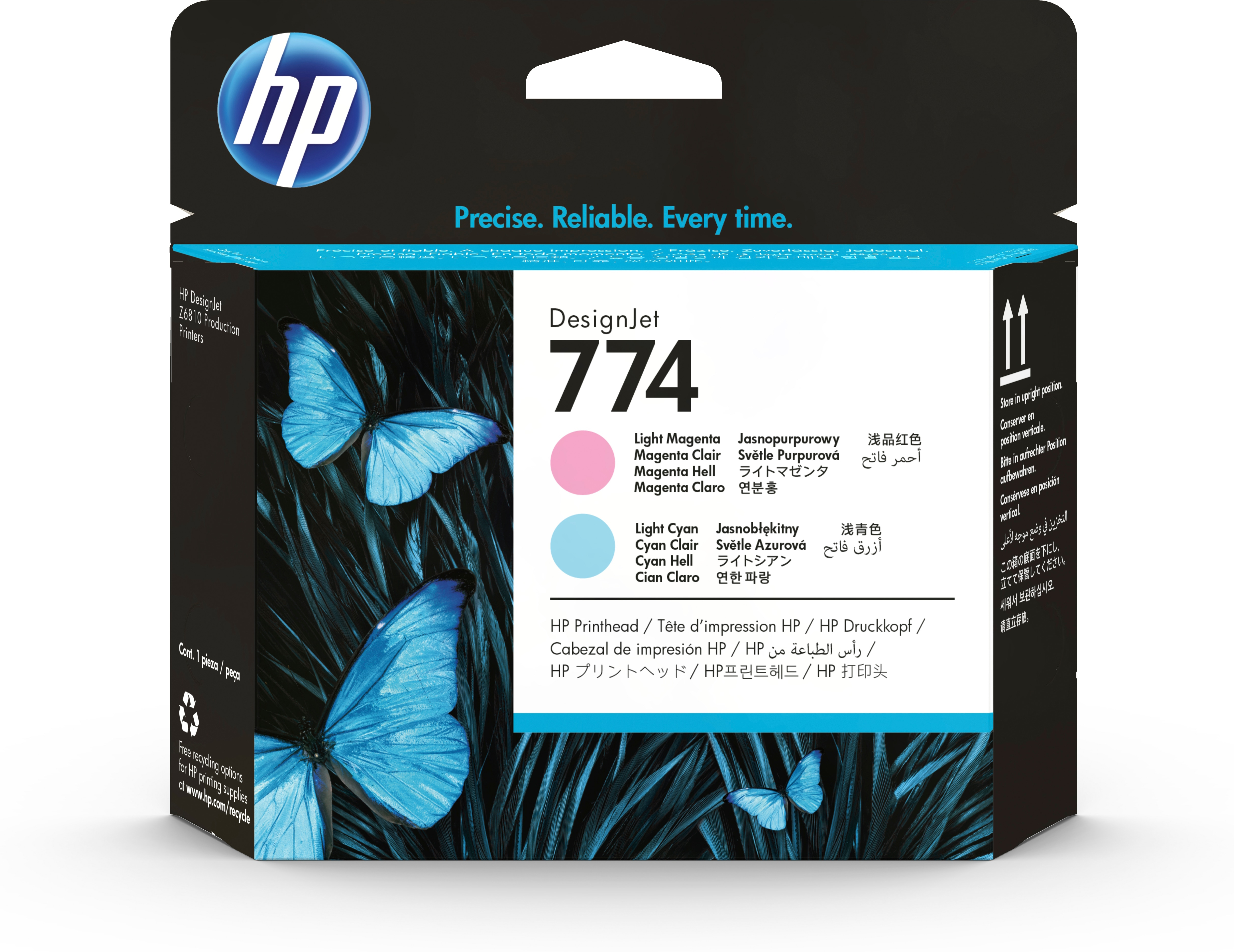 HP 774 Original Cyan, Magenta clair HP 774 Original Cyan, Magenta clair