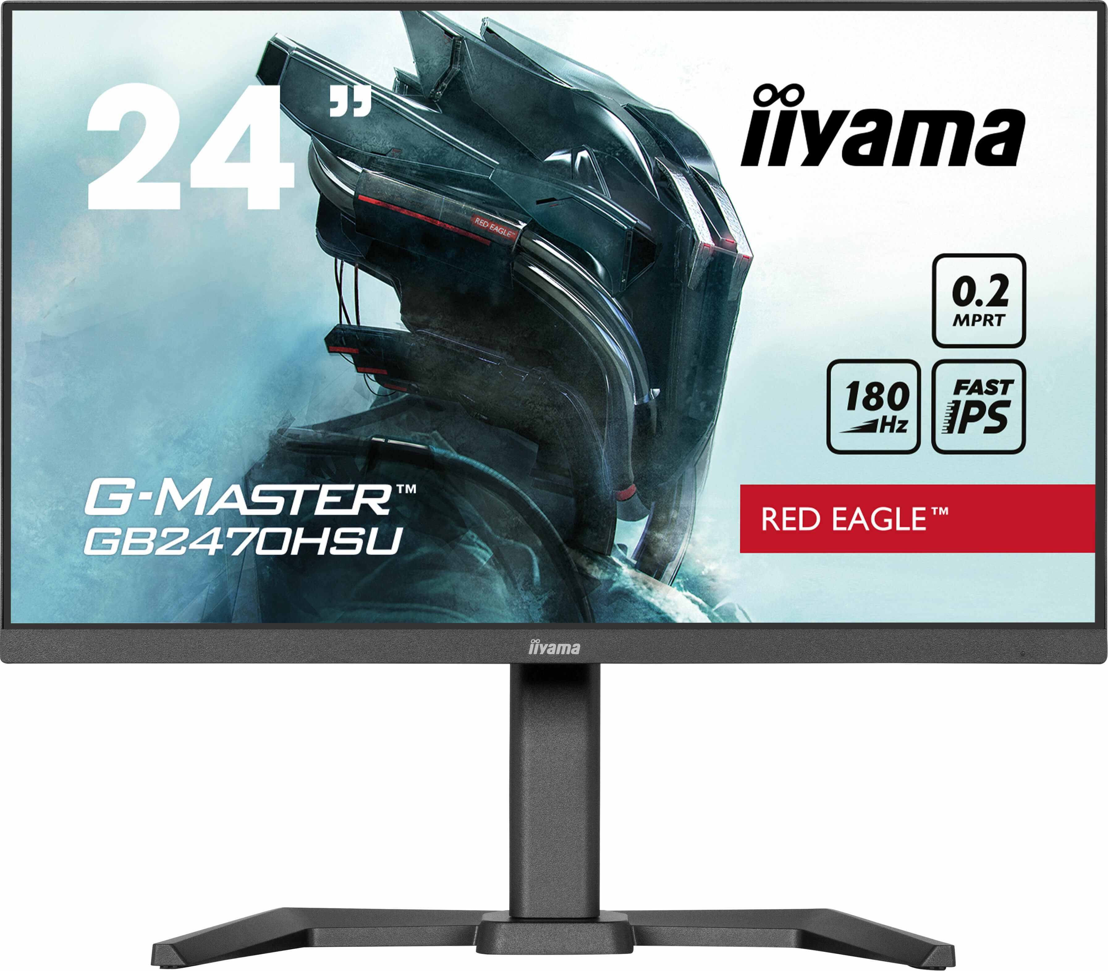iiyama G-MASTER GB2470HSU-B6 écran plat de PC 60,5 cm (23.8") 1920 x 1080 pixels Full HD Noir iiyama G-MASTER GB2470HSU-B6 écran plat de PC 60,5 cm (23.8") 1920 x 1080 pixels Full HD Noir