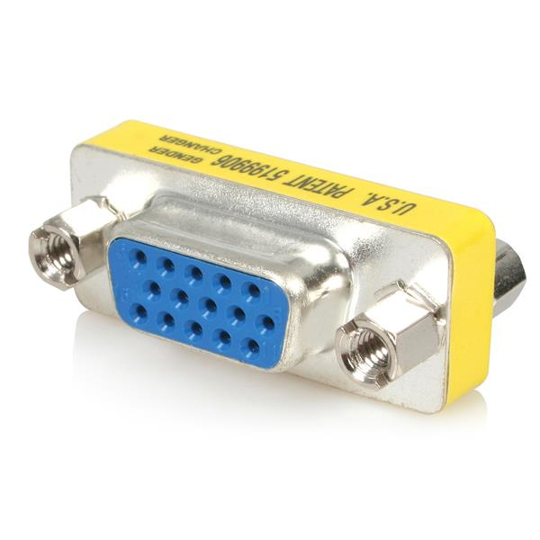 StarTech.com Changeur de genre VGA HD15 slim - Adaptateur VGA vers VGA - F/F StarTech.com Changeur de genre VGA HD15 slim - Adaptateur VGA vers VGA - F/F