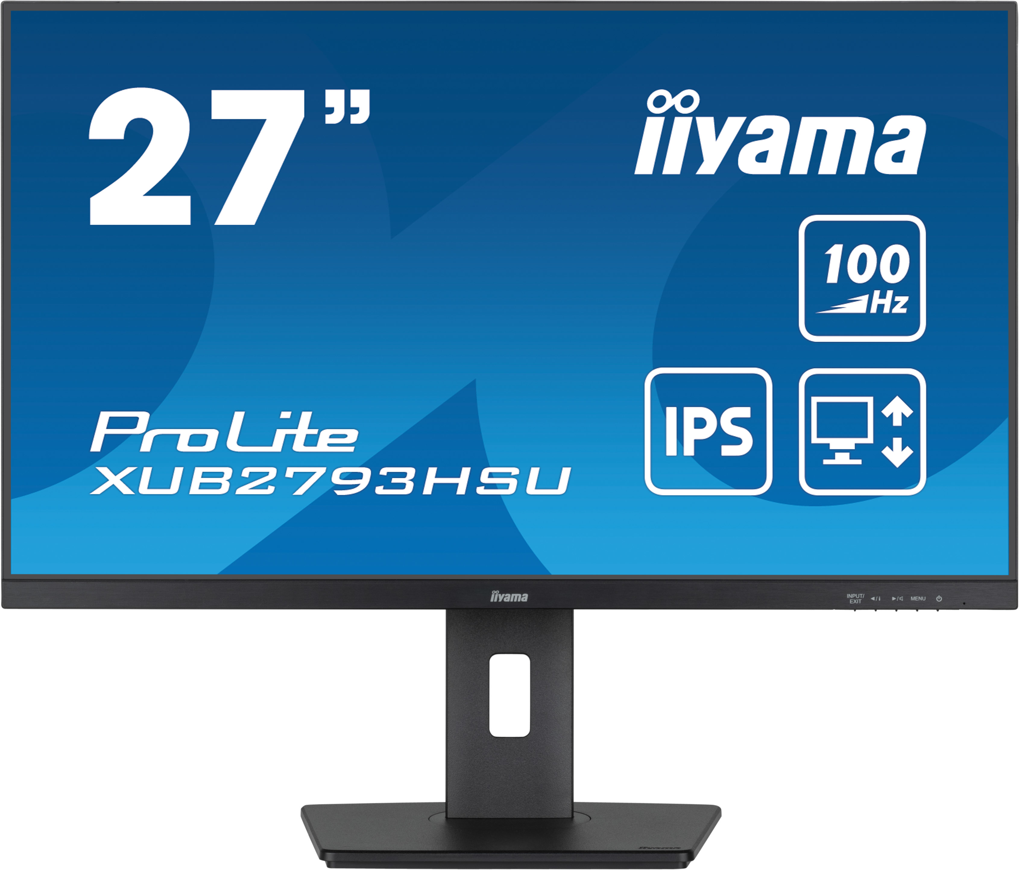 iiyama ProLite écran plat de PC 68,6 cm (27") 1920 x 1080 pixels Full HD LED Noir