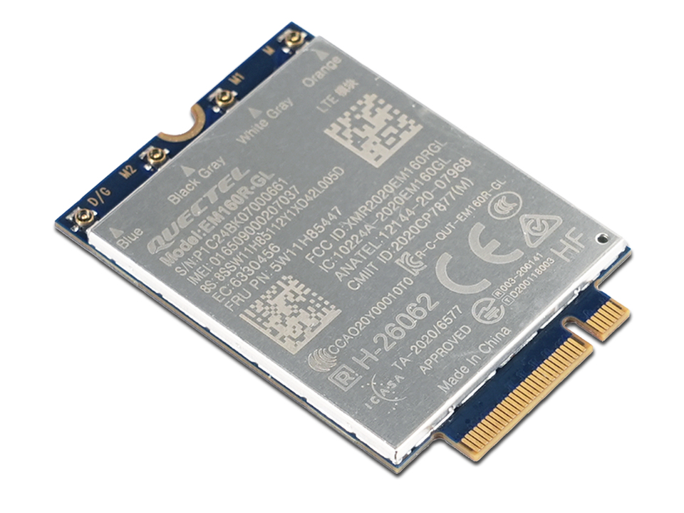 Lenovo 4XC1Q24436 carte réseau Interne WWAN 1000 Mbit/s Lenovo 4XC1Q24436 carte réseau Interne WWAN 1000 Mbit/s