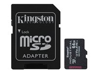 Kingston Technology Industrial 64 Go MicroSDXC UHS-I Classe 10 Kingston Technology Industrial 64 Go MicroSDXC UHS-I Classe 10