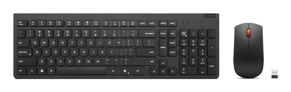 Lenovo 4X31R64491 clavier Souris incluse Bureau RF sans fil Noir