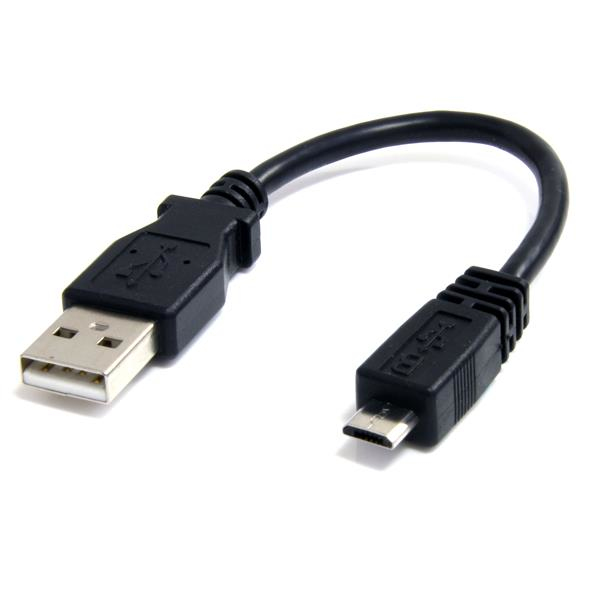 StarTech.com Câble Micro USB 15 cm - A vers Micro B - USB 2.0 - Noir StarTech.com Câble Micro USB 15 cm - A vers Micro B - USB 2.0 - Noir