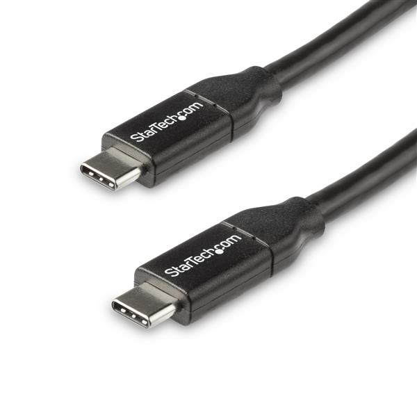 StarTech.com Câble USB-C vers USB-C avec Power Delivery 5A de 50 cm - USB 2.0 - Noir StarTech.com Câble USB-C vers USB-C avec Power Delivery 5A de 50 cm - USB 2.0 - Noir