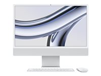 Apple iMac Apple M 59,7 cm (23.5") 4480 x 2520 pixels 8 Go 256 Go SSD PC All-in-One macOS Sonoma Wi-Fi 6E (802.11ax) Argent