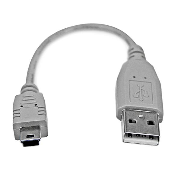 StarTech.com Câble Mini USB 2.0 15 cm - USB A vers mini USB B