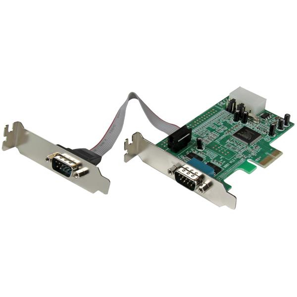 StarTech.com Carte PCI Express à Faible Encombrement avec 2 Ports RS232 StarTech.com Carte PCI Express à Faible Encombrement avec 2 Ports RS232